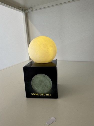 Printing moon lamp warm - moon, led