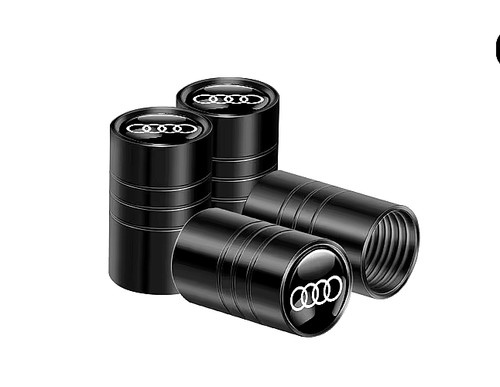 Audi dust caps black - dust,