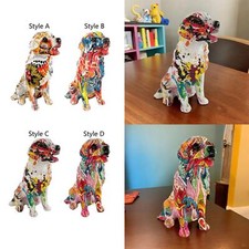 Colorful Dog Statues Creative