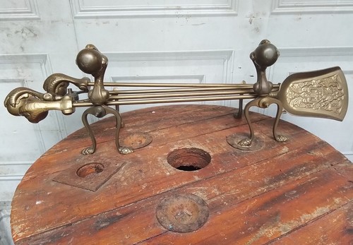 Brass ball and claw - and, fire