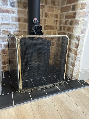 Vintage brass panel folding - brass,