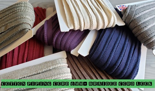6mm cotton flanged - 6mm, piping