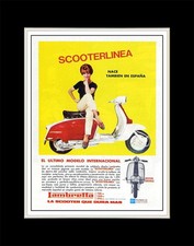 1963 Lambretta The scooter that lasts longer Scooterlinea - Matted to 11x14