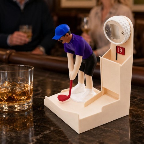 Golf ball automatic - ball, bottle
