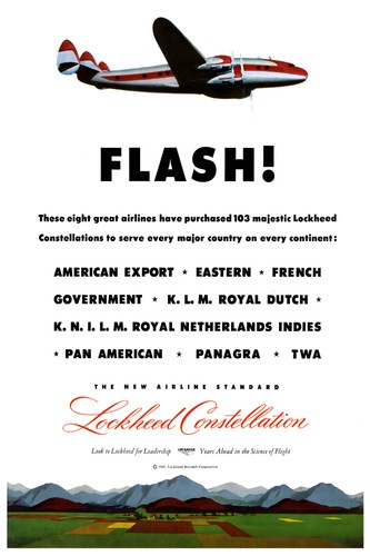 Lockheed constellation - lockheed,