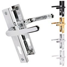 uPVC Door Handle 70mm 70PZ Ferco Sprung Lever Pair Set - 180mm Screw Centres