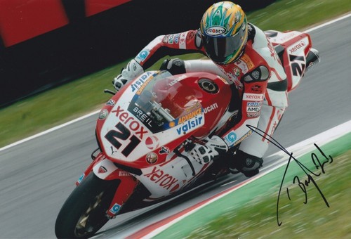 Troy bayliss hand signed 12x8 - bayliss,