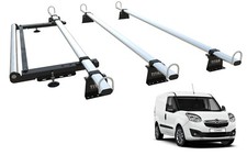 Roof Rack 3 Bars for OPEL VAUXHALL COMBO Mk3 with Roller Kit TITAN WorkReady