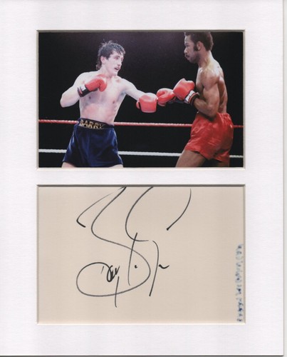 Barry mcguigan boxing signed - mcguigan,