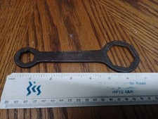 VINTAGE RARE TRIUMPH RING SPANNER WRENCH 1. 1/2-3/4 CLASSIC MOTORCYCLE TOOL ROLL