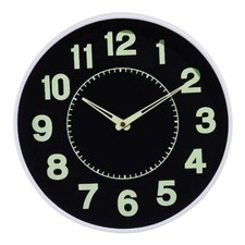 Large Luminous Wall Clocks Glow In The Dark Silent Home Digital Clock Decor 30CM