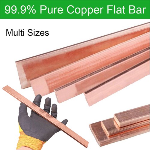 Copper flat bar pure - copper,