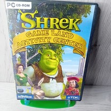 SHREK GAME LAND ACTIVITY CENTER PC CD ROM GAME - RARE RETRO GAMING