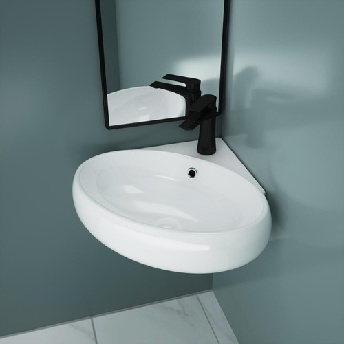 Cloakroom wash basin ceramic - cloakroom,