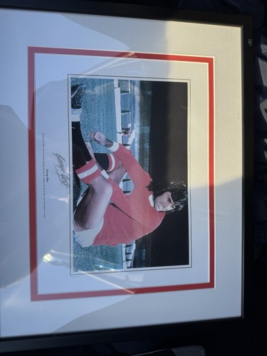 George best signed framed - signed,