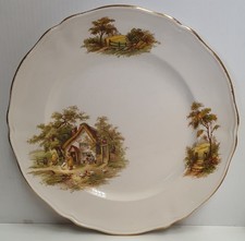 Alfred Meakin The Rest English Rural Scene Dinner Plate 1945-60s Made in England