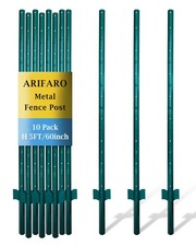 ARIFARO Metal Fence Posts