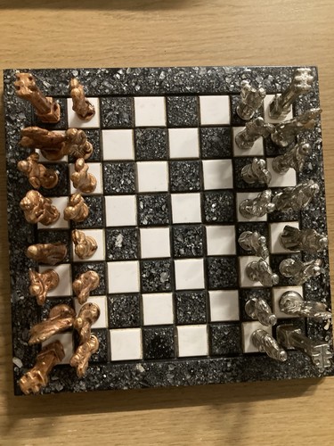 Vintage marble chess - marble,