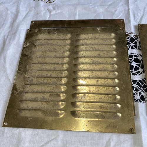 Brass louvre vent - cover, 9