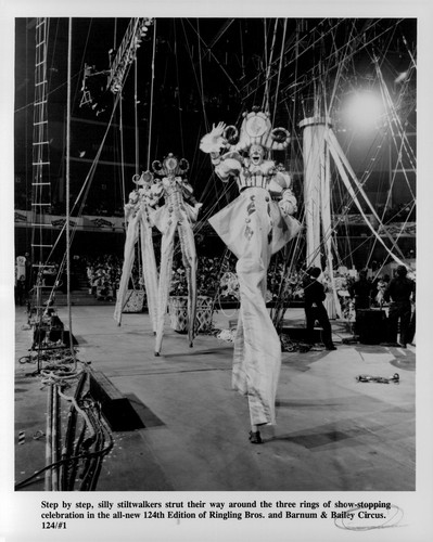 Stilt walkers ringling - bros, &
