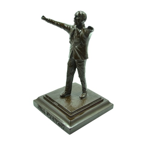 Shankly bronze model statue - bronze, 3d