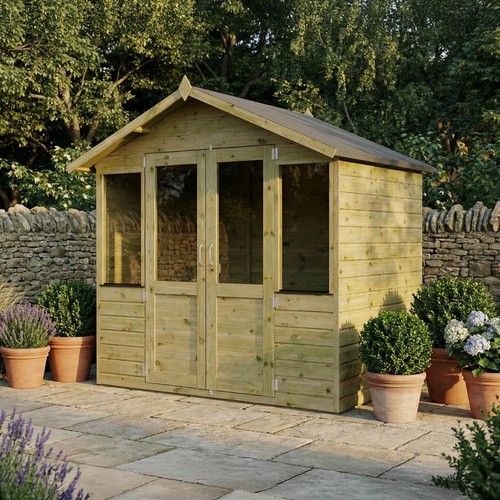 Wooden summerhouse - x,