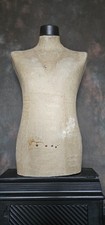 Antique Vintage Male Mannequin Bust Pole Mounting Mannequin
