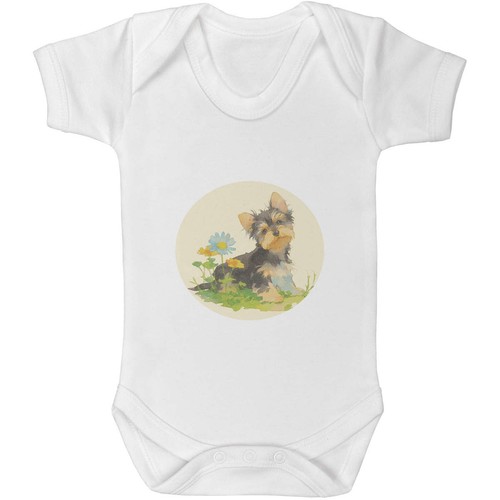 Cute yorkshire terrier puppy - terrier,