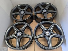 4x GENUINE GUNMETAL GREY MERCEDES AMG   C E  CLASS VITO VIANO 18" ALLOY WHEELS