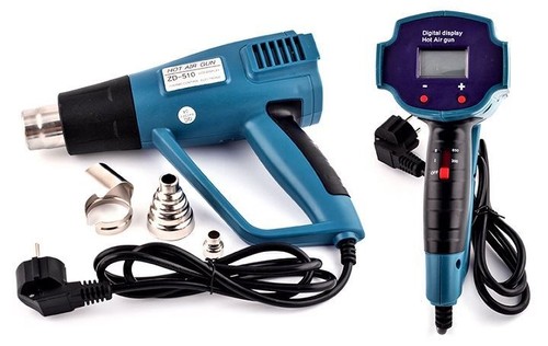 Hot air blower with - , lcd