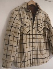 Cream Wool Vintage Checked