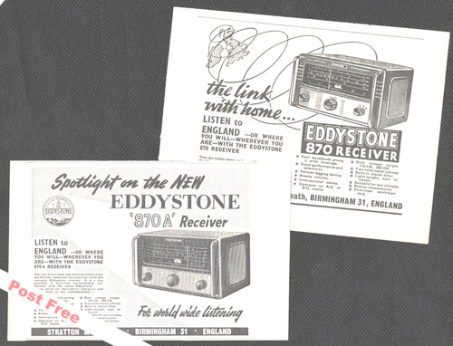 Eddystone 870 870a - eddystone, radio