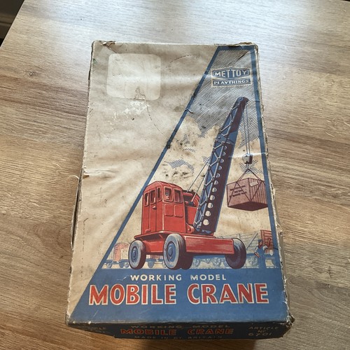 Vintage mettoy toy tin - vintage,