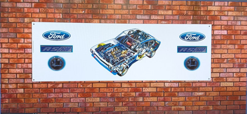 Classic car banners ford capri - car,