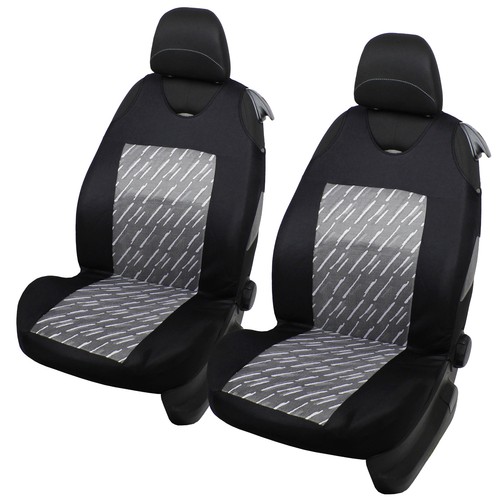 Black grey car seat covers - black,