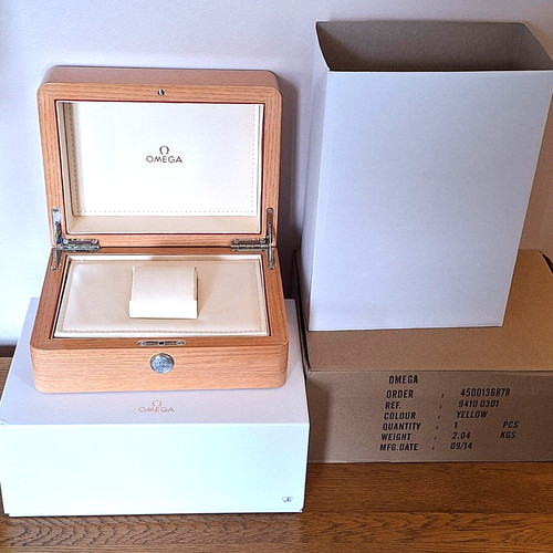Omega wooden presentation