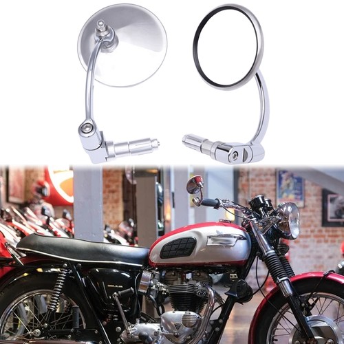 Chrome motorcycle bar end - chrome,