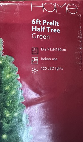 Slim artificial half christmas - artificial,