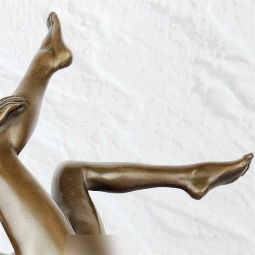 Bronze woman statue - bronze,