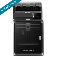 【90% Refurbished】ANYCUBIC Cobra S1 Combo FDM Filament 3D Printer 90% New