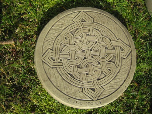 Garden stepping stones celtic - stones,