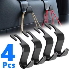 4X Car Holder Hanger Organizer Seat Back Hook Headrest for Handbag Bag Coat UK