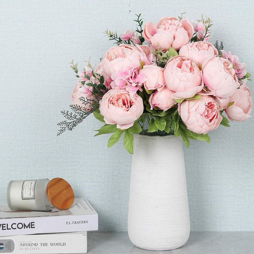 Artificial peony silk flowers - artificial,