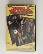 Jungle Warriors [VHS] Roadshow Home Video Ex-Rental Big Box Tape 1984 Action