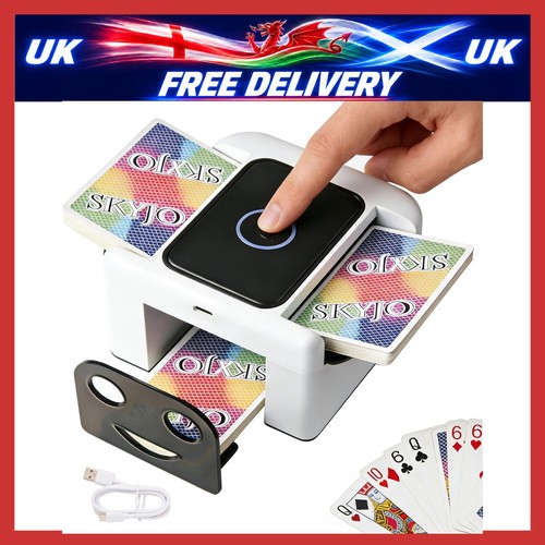 Automatic card shuffler - card,