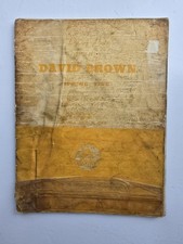 DAVID BROWN SPRING TINE CULTIVATOR PARTS CATALOGUE