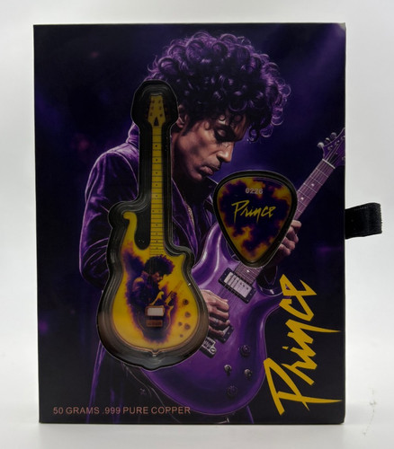 Prince musician copper guitar - musician,
