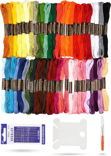 100 skeins embroidery thread - 100,