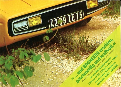 Matra simca bagheera - matra,
