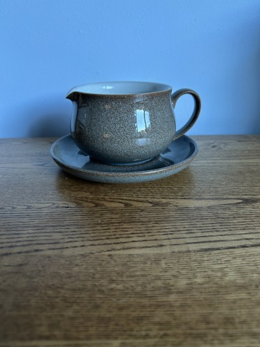 Denby greystone jug and stand - and,